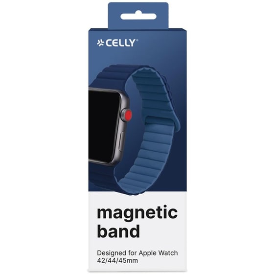 Λουράκι Celly Magnetic Band για Apple Watch 42/44/45mm - Blue image 3