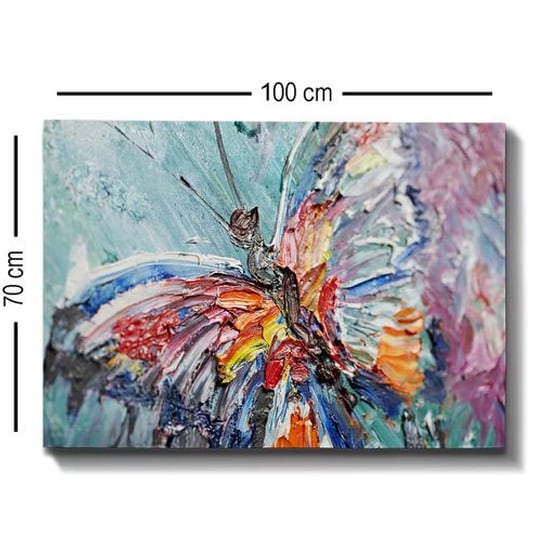 Μοντέρνος Πίνακας 24Mall Πεταλούδα 70x100 cm image 2