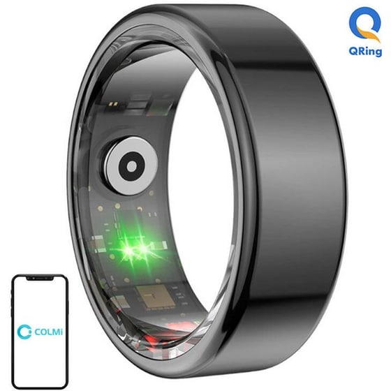 Smart Ring Colmi R02 20.3mm Size 11 - Black image 2