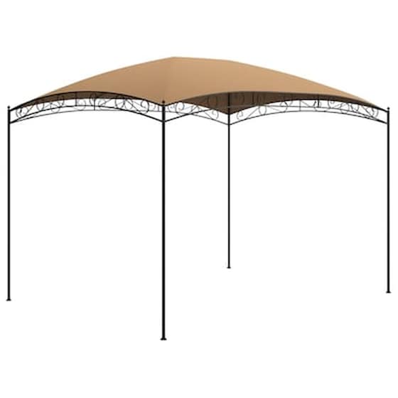 Κιόσκι Vidaxl Ατσάλι 3x4x2.65m - Taupe image 0