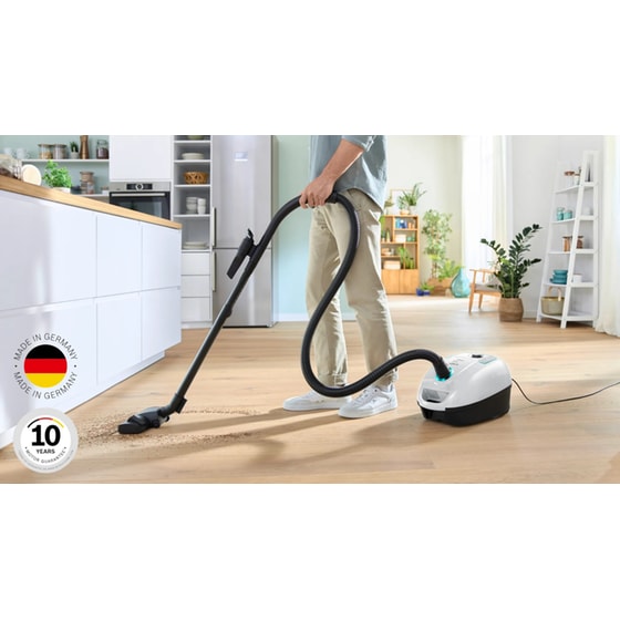 BOSCH BGB38HYG1 600 W με Σακούλα 4 L Λευκή Ηλεκτρική Σκούπα image 8