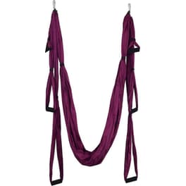 Πανί Aerial Yoga Anti-Gravity Kepeak με Λαβές από Μετάξι - Μωβ