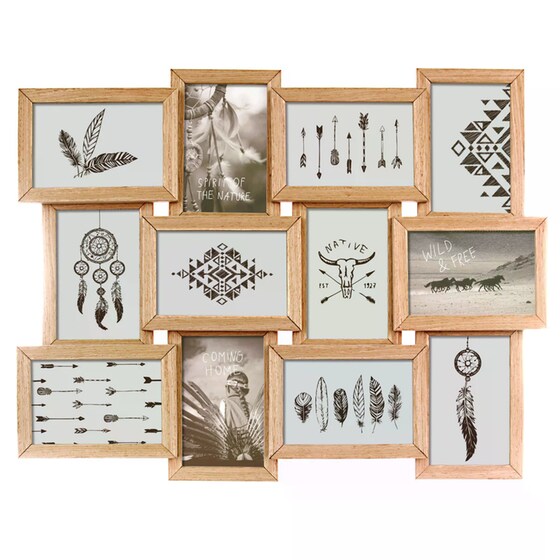 Κορνίζα Τοίχου Spitishop 114691 MDF 58.5x3x45 cm - Καφέ image 0