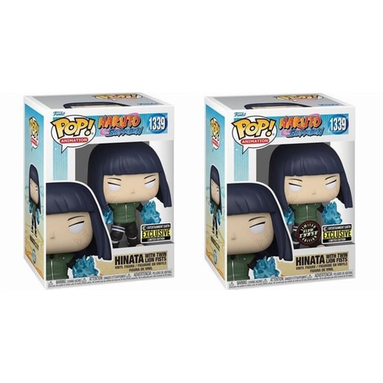 Funko Pop! Animation - Naruto Shippuden - Hinata with Twin Lion Fists #1339 & Chase image 0