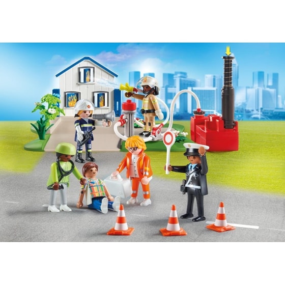PLAYMOBIL® My Figures: Πυροσβεστική Διάσωση (70980) image 1