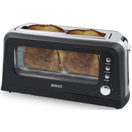 SOGO TOS-SS-5445 2 Θέσεων 900W Μαύρο Φρυγανιέρα