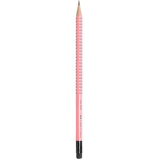 Μολύβι Faber Castell Grip με Γόμα B Σομόν image 0