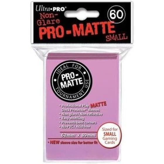 Ultra Pro Matte Small 60 Sleeves Pink (rem84267) image 0