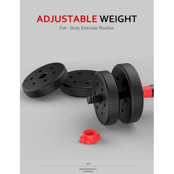 Αλτήρας VSL Sports VSL140050 Ρυθμιζόμενος με Δίσκους 1.25 - 2kg & Μπάρα image 2