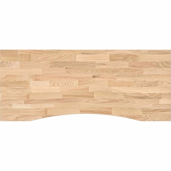 Γραφείο VidaXL από Μασίφ Ξύλο Δρυός 120x60 cm - Λευκό και Φυσικό image 5