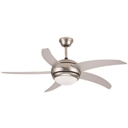 EUROLAMP 147-29009 Ανεμιστήρας Οροφής Με Φως  Τηλεχειριστήριο 122εκ. 70W Νίκελ