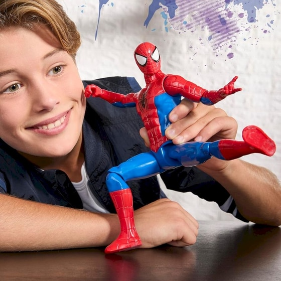 Hasbro Φιγούρα Marvel Spiderman Titan Series Classic Spiderman (30cm) (G2715) image 4