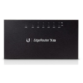Ubiquiti EdgeRouter X SFP Ασύρματο Router Wi‑Fi με 5 Θύρες Gigabit PoE 1000 Mbps 50W