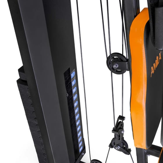 AMILA HG400 Πολυόργανο με Ενσωματωμένα Βάρη Μαύρο-Κόκκινο image 4