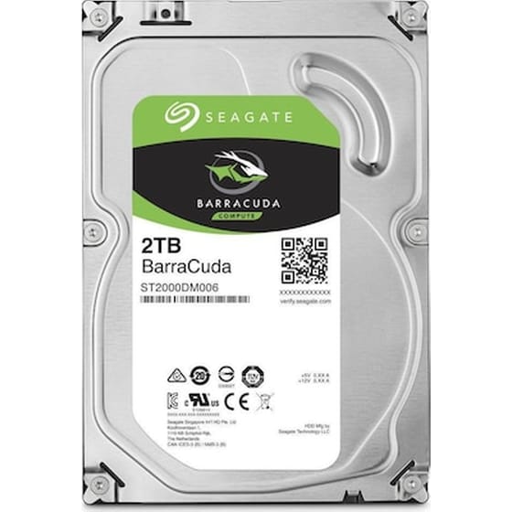 Εσωτερικός Δίσκος HDD SEAGATE Barracuda ST2000DM008 3.5" SATA - 256MB 2TB Desktop image 0