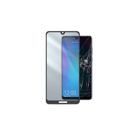 Προστατευτικό οθόνης Cellular Line Huawei Y7 2019- Διάφανο/Μαύρο image 0