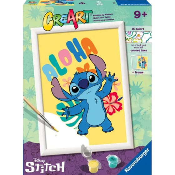 Ravensburger CreArt Ζωγραφική Stitch με Κορνίζα (23769) image 0