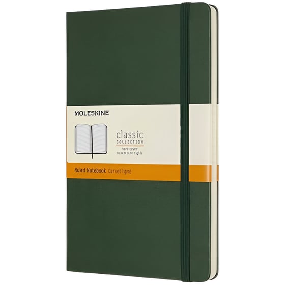 Σημειωματάριο Moleskine Ριγέ Large Πράσινο (1 Τεμάχιο) image 0