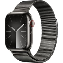 Apple Watch Series 9 Graphite Stainless Steel GPS + Cellular 41mm - Graphite Milanese Loop