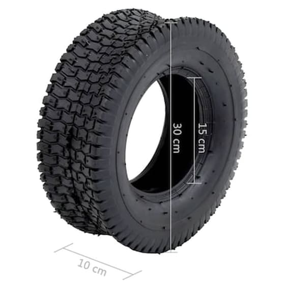 Vidaxl Λάστιχο Για Καρότσι 13x5.00-6 4pr Από Καουτσούκ image 4