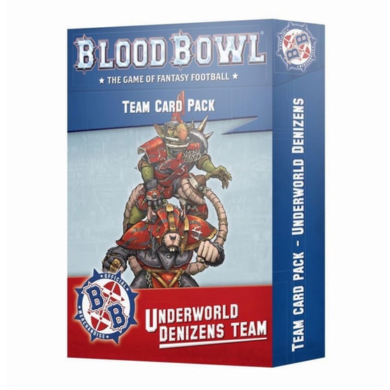 Blood Bowl - Underworld Denizens Team Card Pack (Games Workshop) image 0