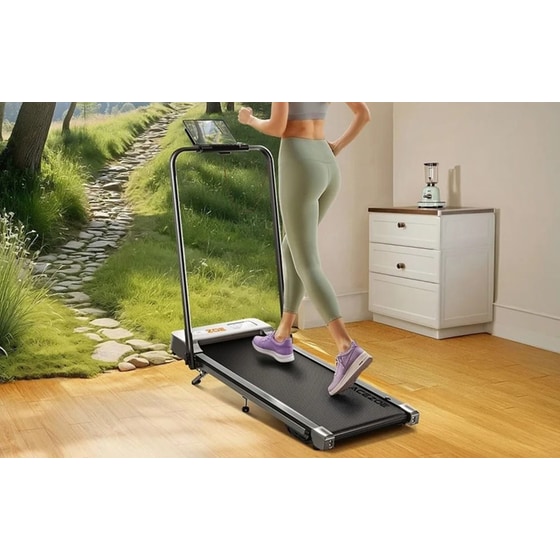 ACEZOE Walking Pad P12 Ηλεκτρικός Διάδρομος Γυμναστικής Aσημί image 2