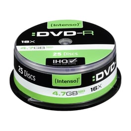 Δίσκοι CD/DVD Intenso DVD-R 4.7GB 25τμχ
