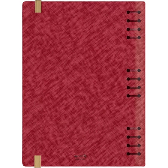 Ημερολόγιο Ημερήσιο 2026 Θεοφύλακτος 12M Saffiano Κόκκινο image 2