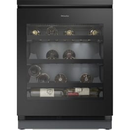 MIELE KWTUS 7054 F για 44 Μπουκάλια Μαύρο Εντοιχιζόμενος Συντηρητής Κρασιών