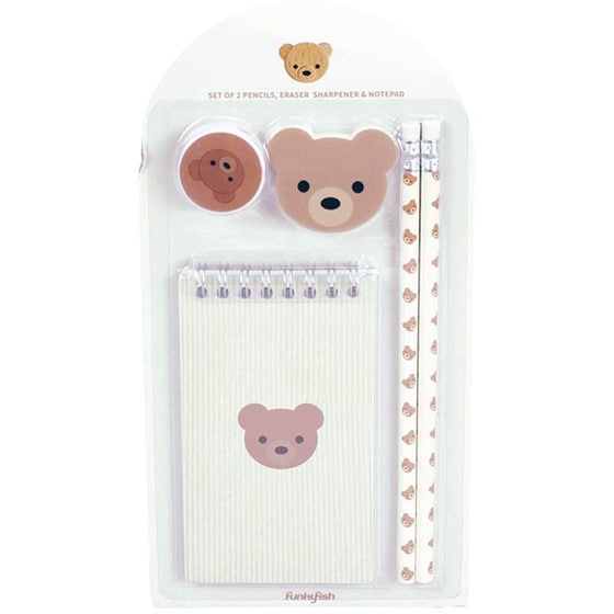 Σετ Stationery Funky Fish με Μπλοκ Bear image 0