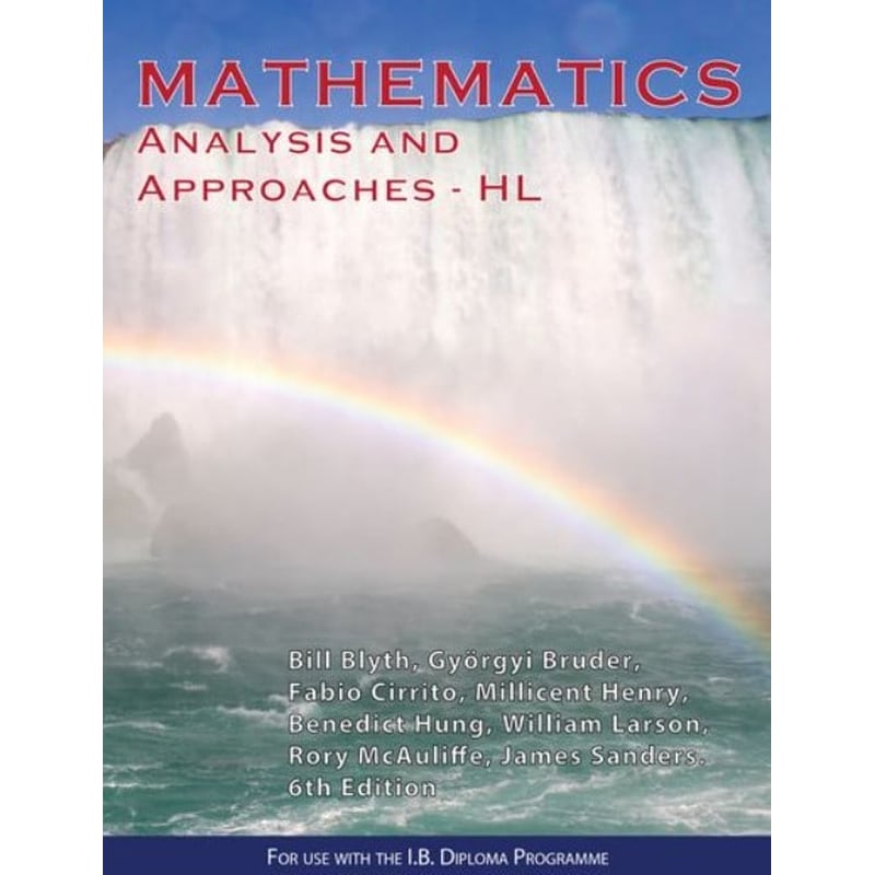 Mathematics Analysis Approaches HL (New 2019)