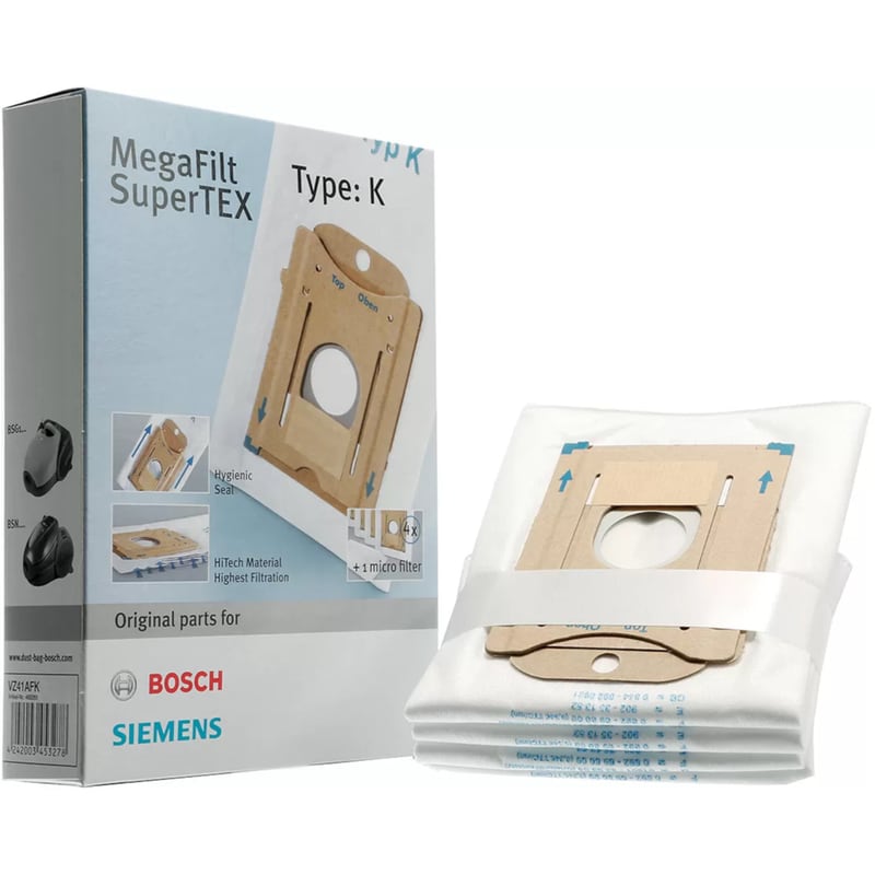 BOSCH BOSCH BBZ41FK Σακούλες για Ηλεκτρική Σκούπα