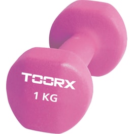 Βαράκι Εξάγωνο 1kg Toorx 10-432-008 από Νεοπρένιο - Ροζ