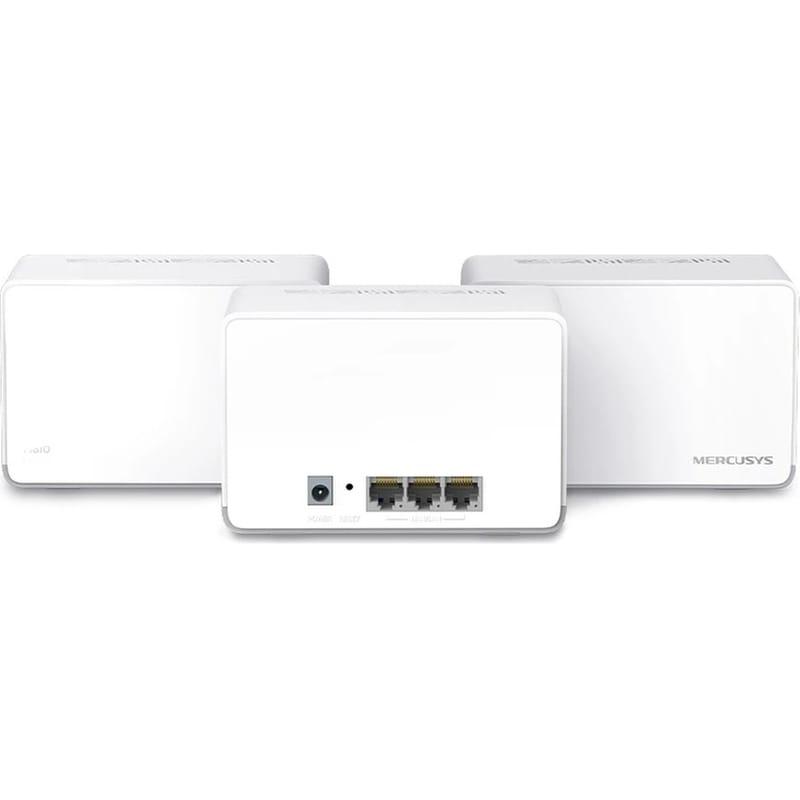 Mercusys Halo H70X v1 WiFi Mesh Network Access Point Wi‑Fi 6 Dual Band (2.4 5GHz) σε Τριπλό Kit - Λευκό