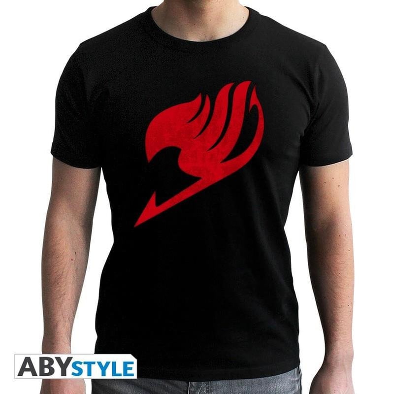 ABYSTYLE T-shirt Abystyle Fairy Tail Emblem - Μαύρο