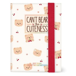 Ημερολόγιο Εβδομαδιαίο 2027 Legami 12M Mini Teddy Bear