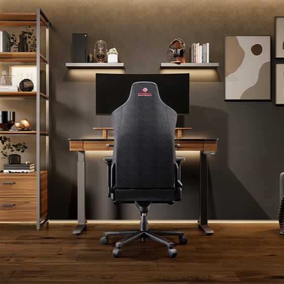 Καρέκλα Gaming Eureka Ergonomic Python II ERK-GC08-R από Τεχνητό Δέρμα - Μαύρη/Κόκκινη image 9