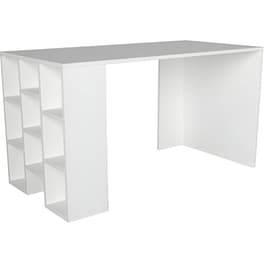 Γραφείο Βιβλιοθήκη Welhome από Μοριοσανίδα 120x60cm - Λευκο