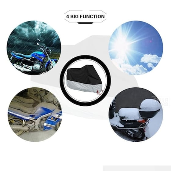Κουκούλα - Αδιάβροχο Κάλυμμα Μοτοσυκλέτας Με Λάστιχο Και Ιμάντα Herobiker image 2