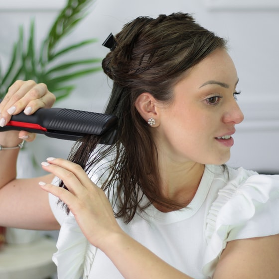 Ισιωτικό Μαλλιών REVLON One Step Airstraight RVDR 5330 Μαύρο image 3