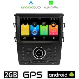 OEM Ηχοσύστημα Αυτοκινήτου Ford Mondeo Clima (2013-) Οθόνη αφής 9'' Android 32GB+2GB Μαύρο