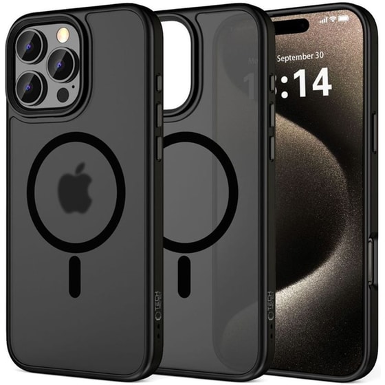 Θήκη Apple iPhone 16 Pro Max - Tech-Protect Magmat με MagSafe - Matte Black (5906302311118) image 0