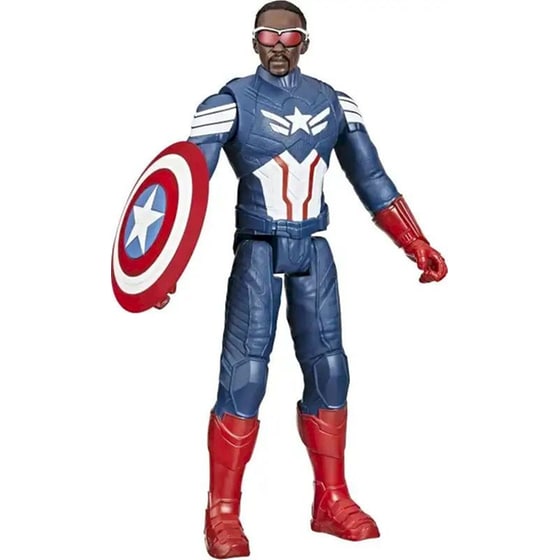Hasbro Φιγούρα Captain America Brave New World - Titan Heroes Sam Wilson image 1