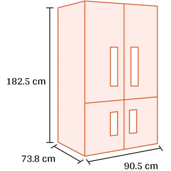 HAIER HCR59F18DNMB Total No Frost 706 Lt Μαύρο Ψυγείο Ντουλάπα image 2