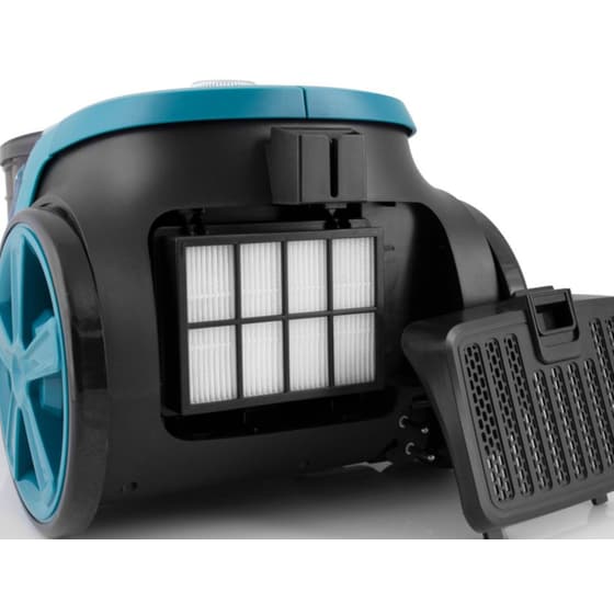 Ηλεκτρική Σκούπα ROHNSON R-1235 900 W με Κάδο 2.5 lt  Μπλε image 8