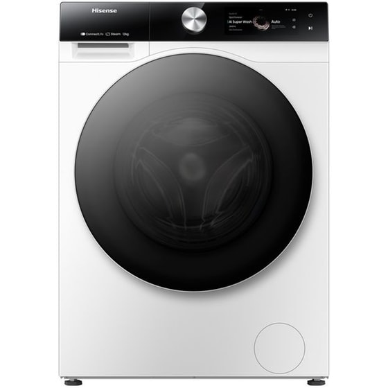 HISENSE WF7S1247BW 12 kg 1.400 Στροφές Λευκό με WiFi Πλυντήριο ρούχων image 0