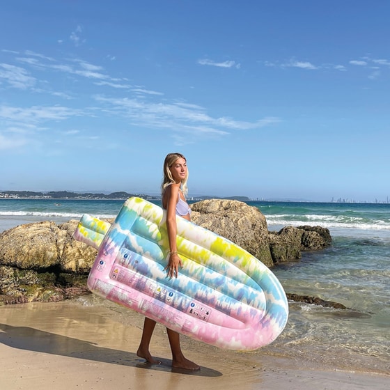 Στρώμα Θαλάσσης SunnyLife Luxe Lie-On Float Παγωτό - Πολύχρωμο image 4