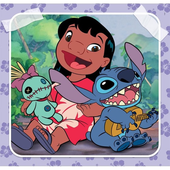Παιδικό Παζλ Clementoni Super Color Disney Stitch (3x48 Κομμάτια) image 4