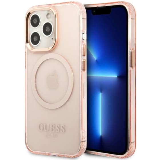 Θήκη Apple iPhone 13 Pro - Guess Με Magsafe - Ροζ image 0