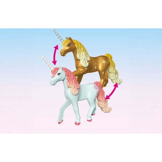 PLAYMOBIL®&nbsp; Magic Μονόκερος με Ροζ Χαίτη & Νεράιδα (71841) image 3